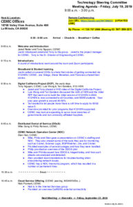 Minutes TSC Meeting July 2019