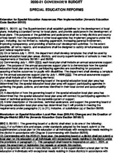 Special Education TBL