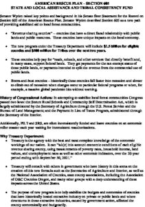 Wyden - American Rescue Plan  Final 3 10 21