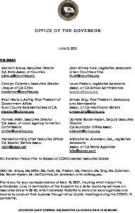 Ltr Response In Re EO Transitions 20210602
