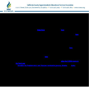 CCSESA Board Of Directors Highlights October 18 2021