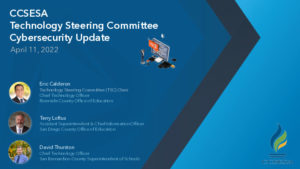 CCSESA TSC Cybersecurity Update