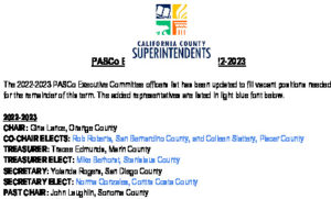 Revised PASCo Executive Committee 2022-2024