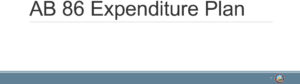 CDE AB 86 EXPENDITURE PLANS