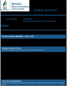 4-19-21 BASC Chair Report