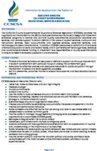 EC Notes 3 CCSESA - Position Description 05-17-20