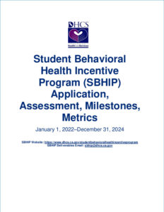SBHIP Overview And Requirements
