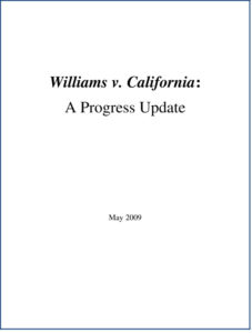 1.2 Williams Progress Update May 2009