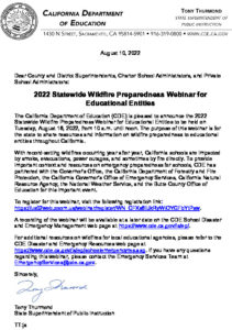 2022 Statewide Wildfire Preparedness Webinar