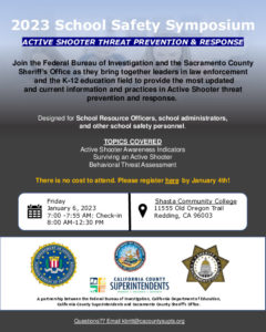 School Safety Symposium Flyer - January 2023