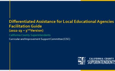 Differentiated Assistance for Local Educational Agencies Facilitation Guide (2022-23 Edition)